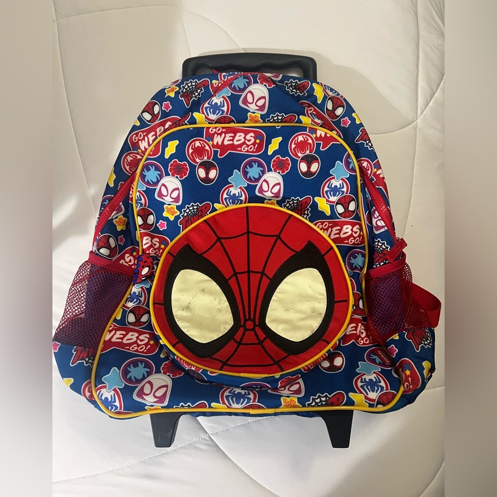 Disney Spider-Man Kids Backpack - Red, Blue, Yellow